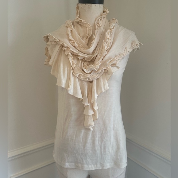Ralph lauren 100% silk ruffle halter top blouse - Picture 2 of 8